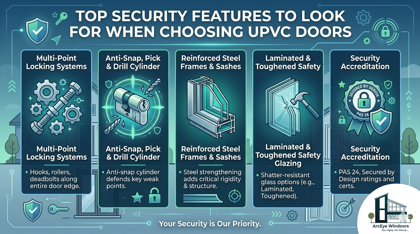 Security Features to Look for When Choosing UPVC Doors