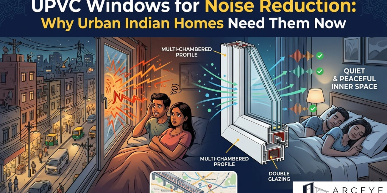 UPVC Windows for Noise Reduction Why Urban Indian Homes Need Them Now