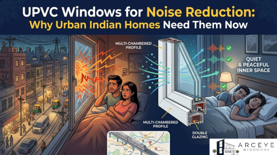 UPVC Windows for Noise Reduction Why Urban Indian Homes Need Them Now
